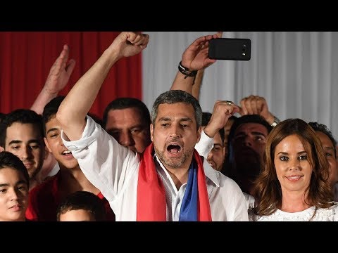 El oficialista Mario Abdo ganó por estrecho margen las elecciones presidenciales en Paraguay