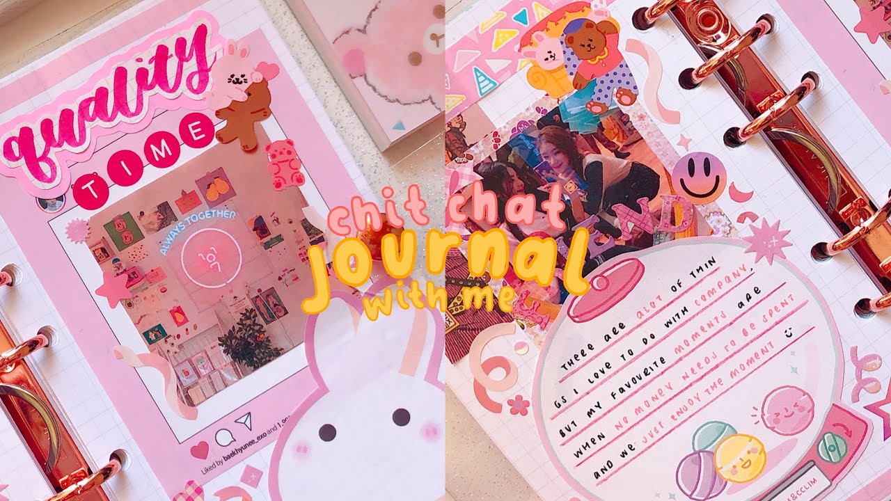 chit chat journal with me: one color challenge 🖍