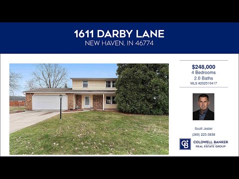 1611 Darby Lane, New Haven, IN home video tour