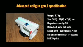 Advanced coilgun gen.1, the purpose of the birth is to pursue playability