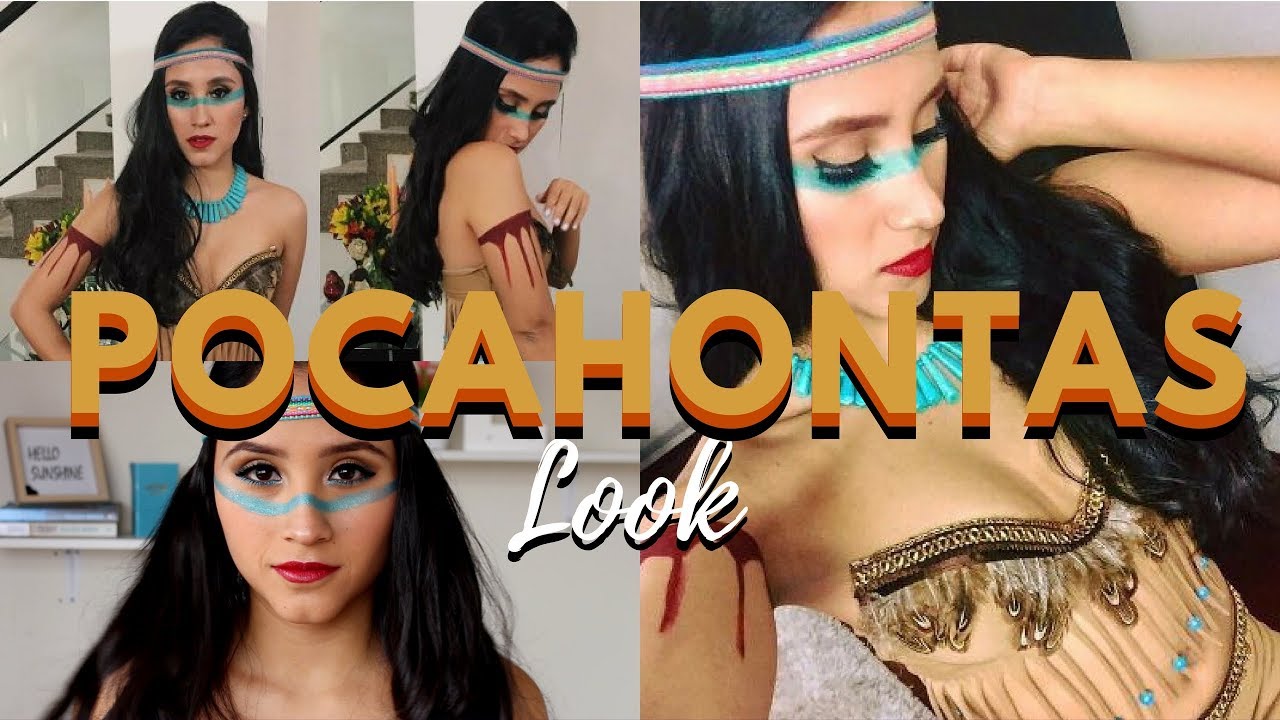 métrico prueba multa LOOK INSPIRADO EN POCAHONTAS/ HALLOWEEN - YouTube