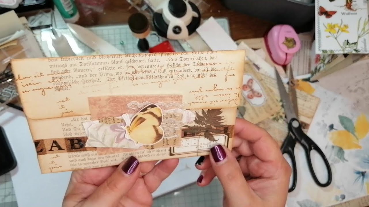 Massenproduktion für Dein Junk Journal - Folge 2 :-) // Der einfachste Umschlag der Welt