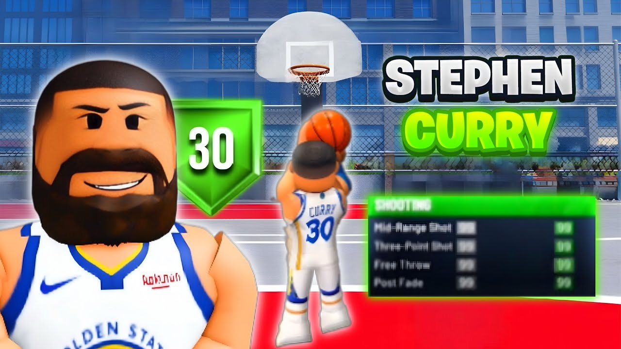 This STEPH CURRY BUILD is UNSTOPPABLE in Practical Basketball Roblox ...