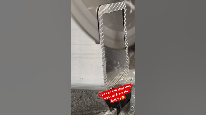 Never trust a factory end!!! #aluminium #shortvideo