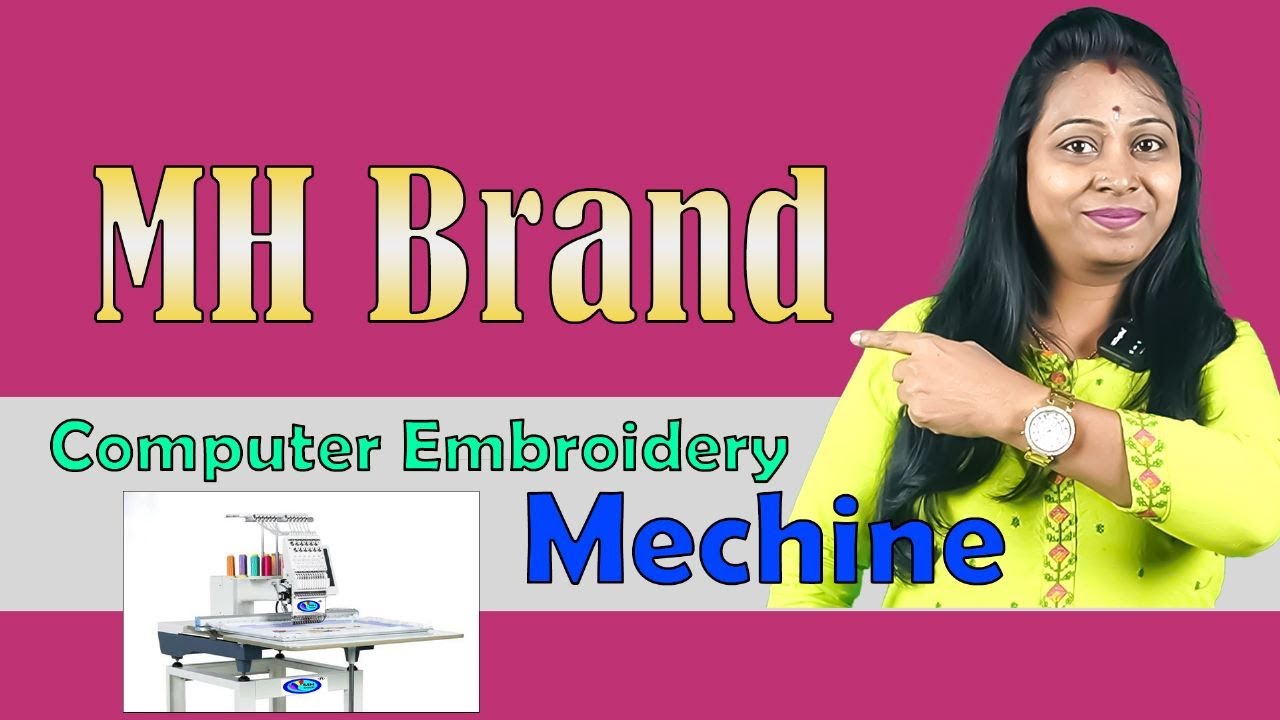 MH Brand Computerized Embroidery Machine #siriganeshembroidery # ...