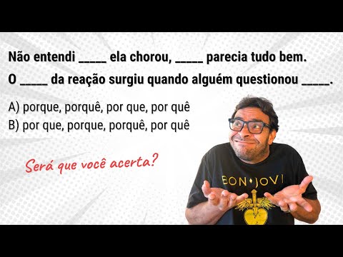 Uso dos "PORQUÊS" para concurso