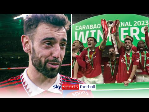 "Finally we get OUR trophy!" 🏆 | Bruno Fernandes on Man Utd's Carabao Cup win!