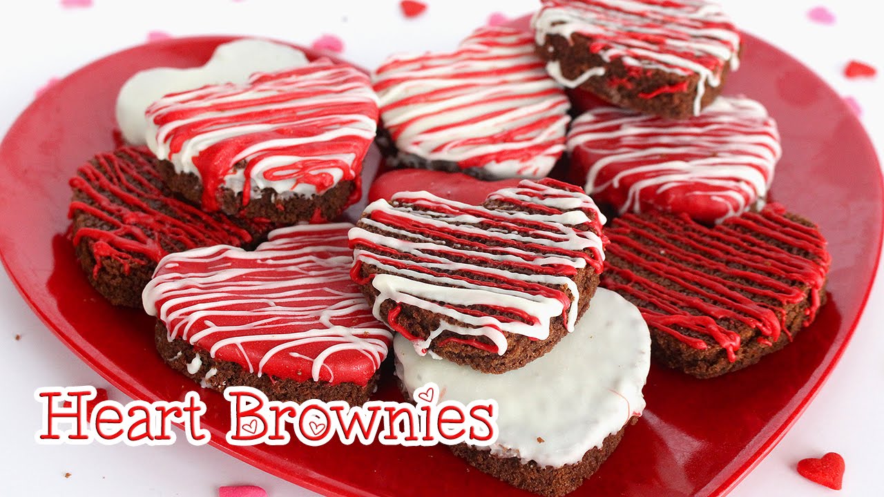 Heart-Shaped Brownies - Made To Be A Momma