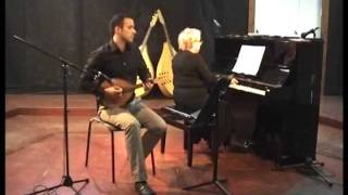 Video thumbnail of "Beethoven - sonatina in C major for Mandolin and Piano (Raziel Mahatzri and Tatiana Reider)"