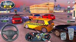 Taxi Simulator - Car Cab - City Taxi Driving Game screenshot 1