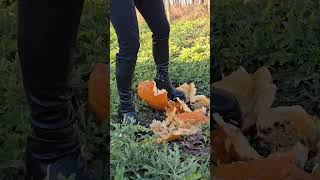 Pumpkin Smash In Platform Boots