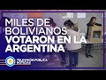 Miles de bolivianos votaron en la Argentina