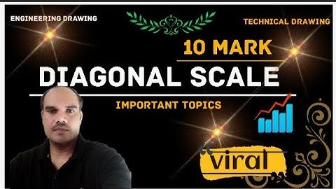 Diagonal scale #Engineeringgraphics #uppolytechnic #upbte #engineering #rrbje #sscje #viralvideo