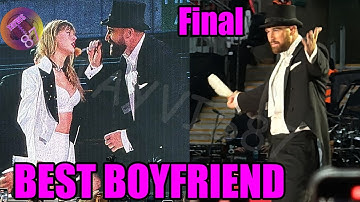 Travis Kelce & Taylor Swift HAPPIEST Moments ON THE STAGE of Eras Tour at Wembley