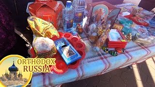 Russian Street Сhurch Market & my Easter Basket. Answer Questions about Orthodox Easter Celebration