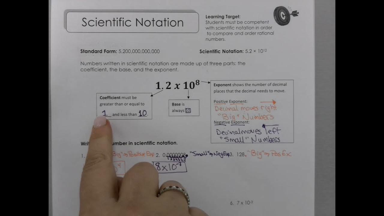 Pre-Algebra: Scientific Notation - YouTube