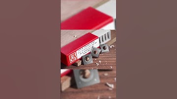 Our carbide inserts with high performance and good finish,check this out.#carbide #woodworking