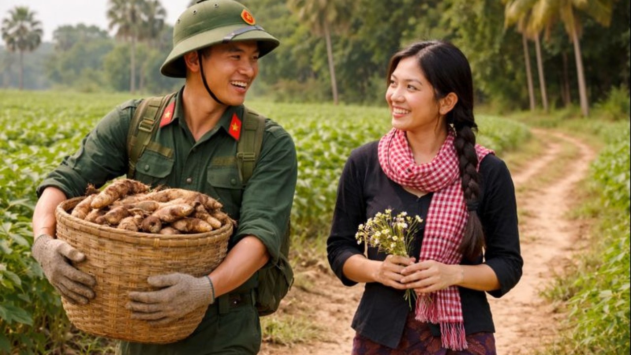 Chiến Trường K : Ba Tên Địch Pol Pot  Có Ý Đồ Xấu Với Thiếu Nữ Khmer Đỏ  ĐiThu Hoạch Sắn Và Cái Kết