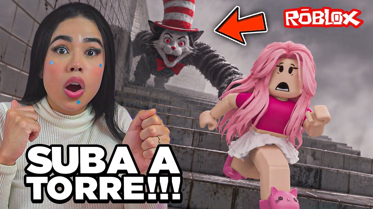 SOBREVIVA NESSA TORRE DO GATO DE CHAPÉU NO ROBLOX