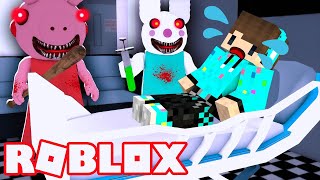 Infected pigs attack many patients at a Roblox hospital