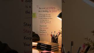 Building Her Future".  #shorts #ytshorts#success #quotes #motivation