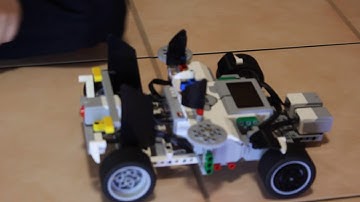 How to create an EV3 robot with two touch sensors