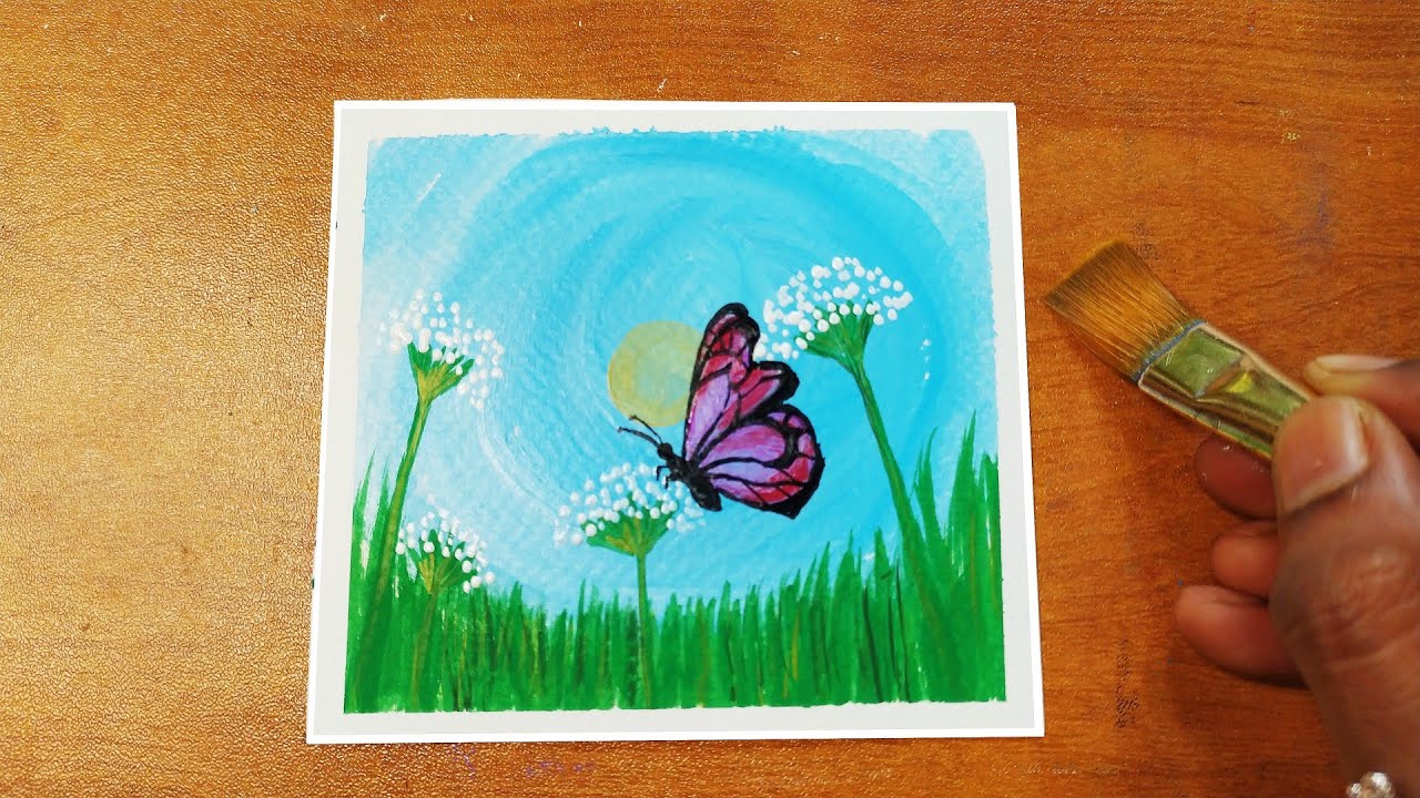 How To Paint A Butterfly In Acrylics at Trevor Stites blog