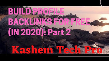 Part 2:Profile Backlinks Bangla Tutorial।Profile Backlink|Backlinks SEO Tutorial 2020#BanglaTutorial