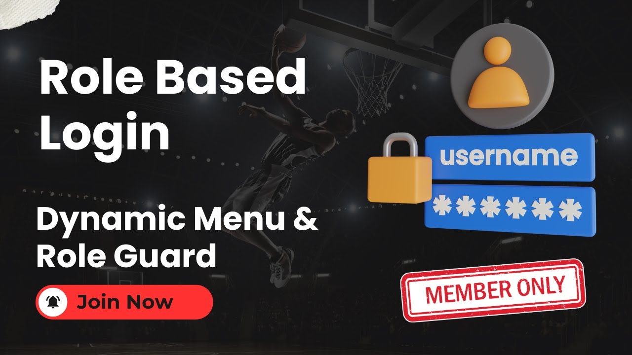 Login Page in Angular | Role Based Menu & Guard | Dynamic Menu | Real ...
