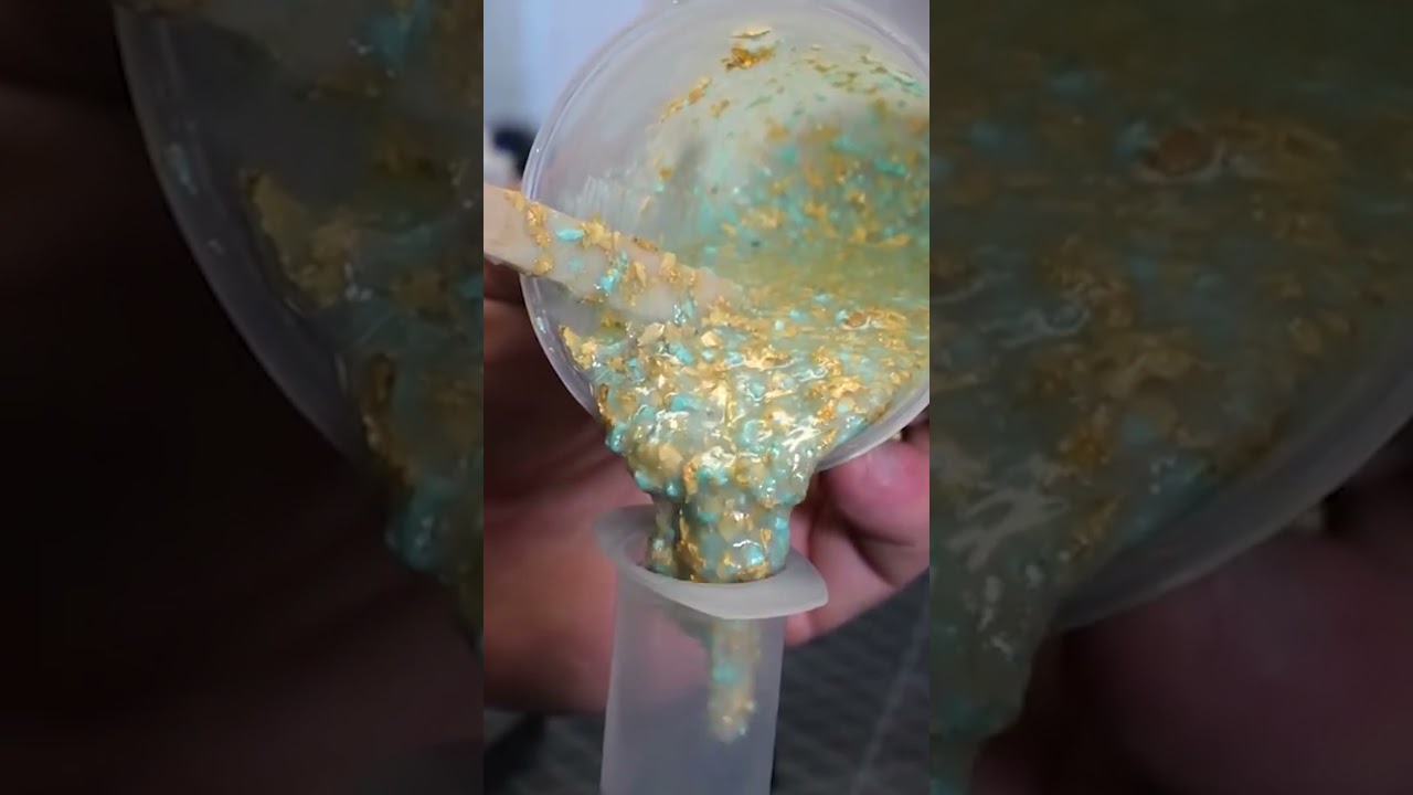 Putting Crushed Turquoise In Resin