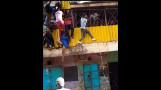 BREAKING LEGS FOR BEER DRINKING, GITHURAI NAIROBIANS JUMP FROM 5TH FLOOR TO EVADE POLICE