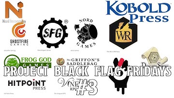 Project Black Flag Friday #3! Publishing Partners! | Nerd Immersion