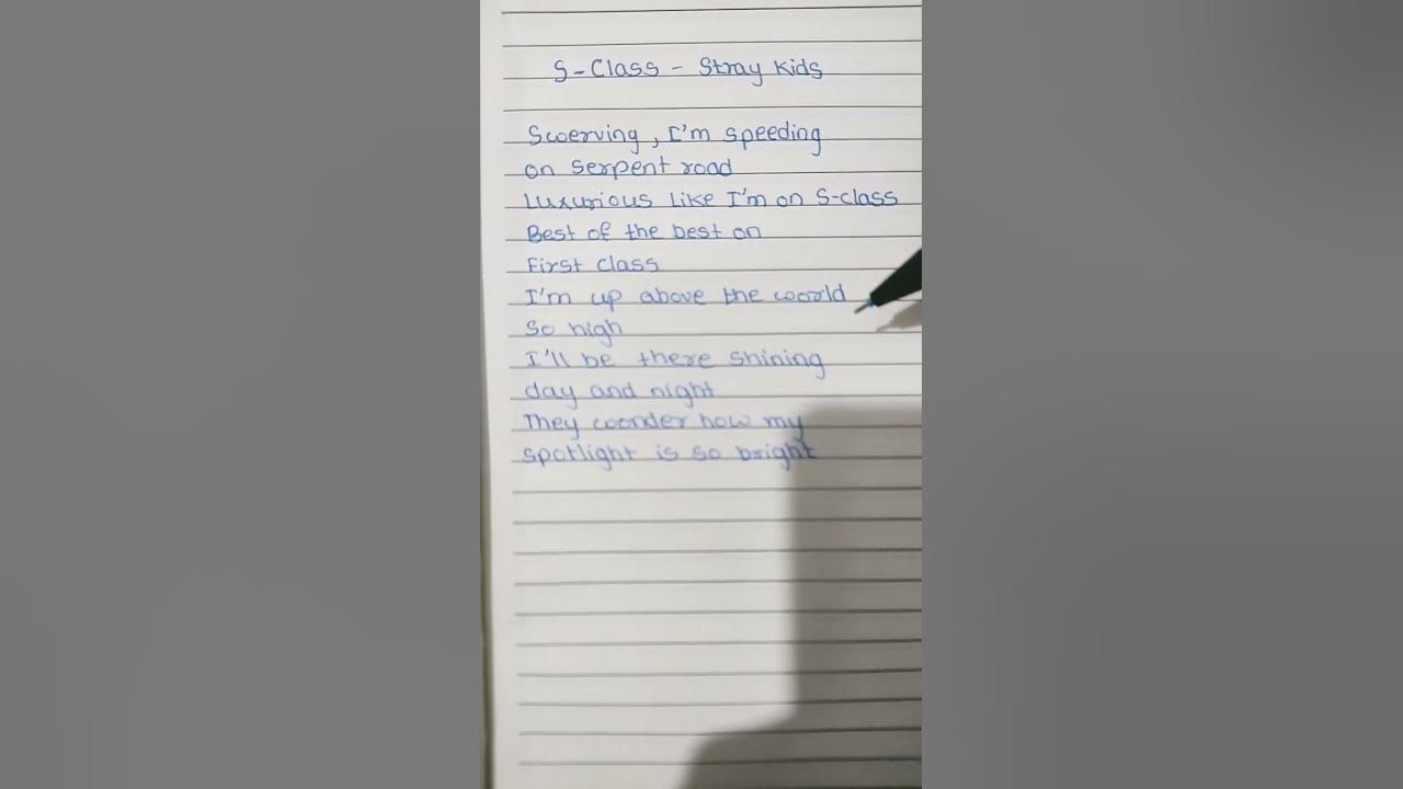 stray kids-S class lyrics #stay #kpop #straykids #skz
