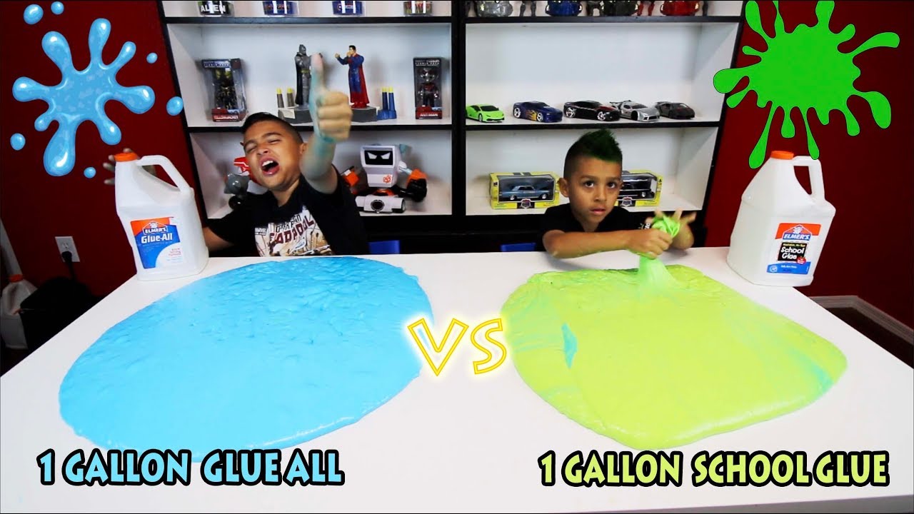 1 GALLON ELMERS GLUE ALL vs 1 GALLON ELMERS SCHOOL GLUE REVIEW | Which ...