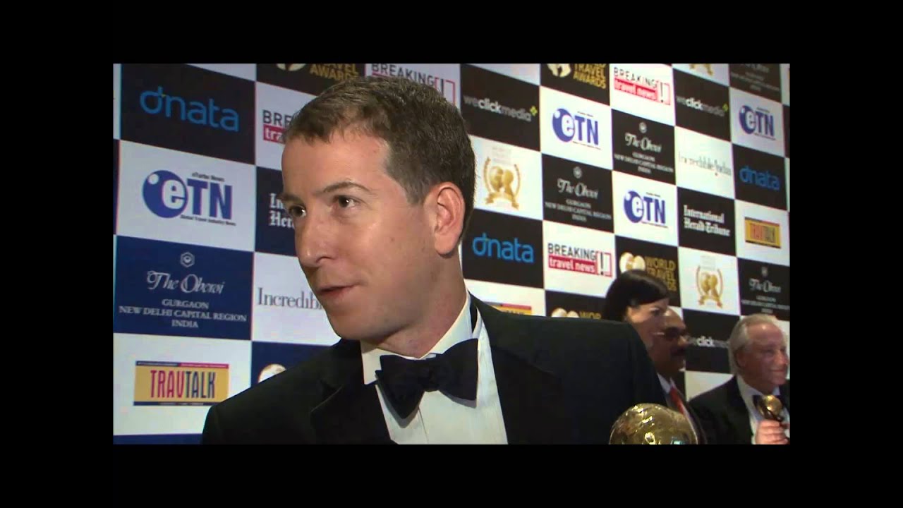 Tom Paterson, regional franchise manager, Asia Pacific, Europcar, at World Travel Awards Grand Final