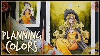 How I Choose Colors for My Paintings ☾ Watercolors