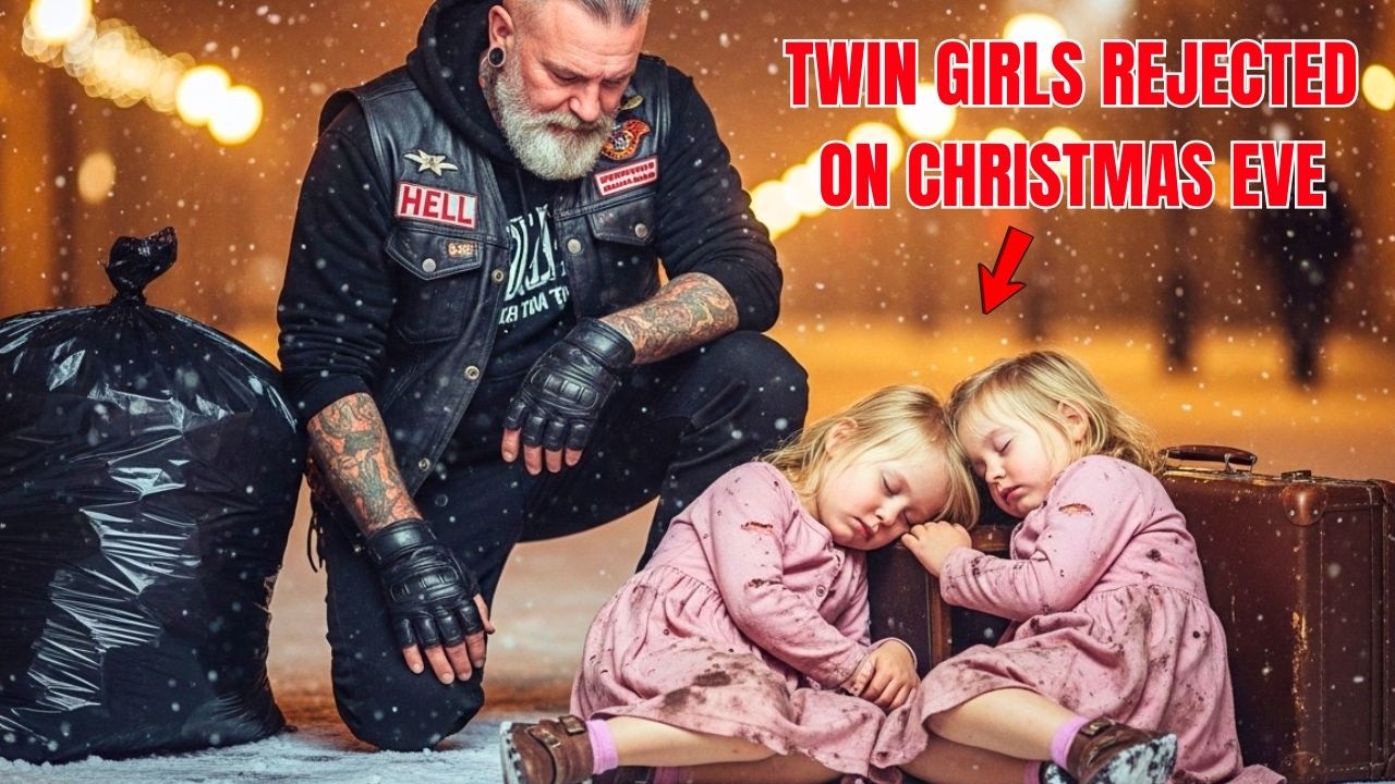 Twin Girls Rejected on Christmas Eve — Then a Hells Angel Changed Everything