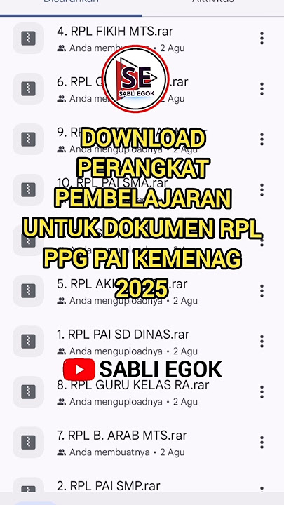 Download the learning tools to complete the 2025 Ministry of Religion PAI PPG RPL documents