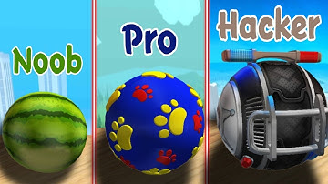 NOOB vs PRO vs HACKER in Going  Balls - Part 5