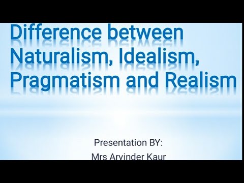 Difference between Naturalism idealism Pragmatism Realism |KVS| NVS| B.Ed| M.Ed| UGC Net