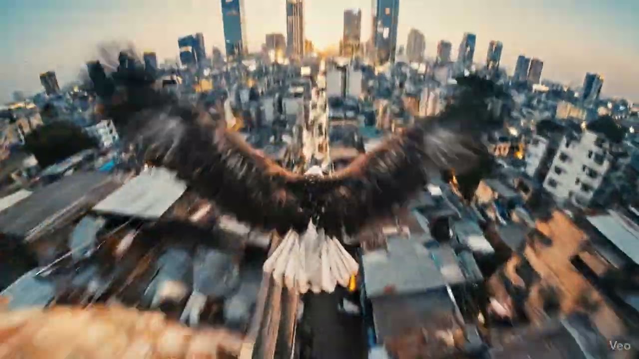 MUST WATCH: Incredible Eagle Flight Over Mumbai City | 4K Cinematic Drone Footage 