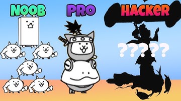 Battle Cats - NOOB vs PRO vs Hacker - Kuu