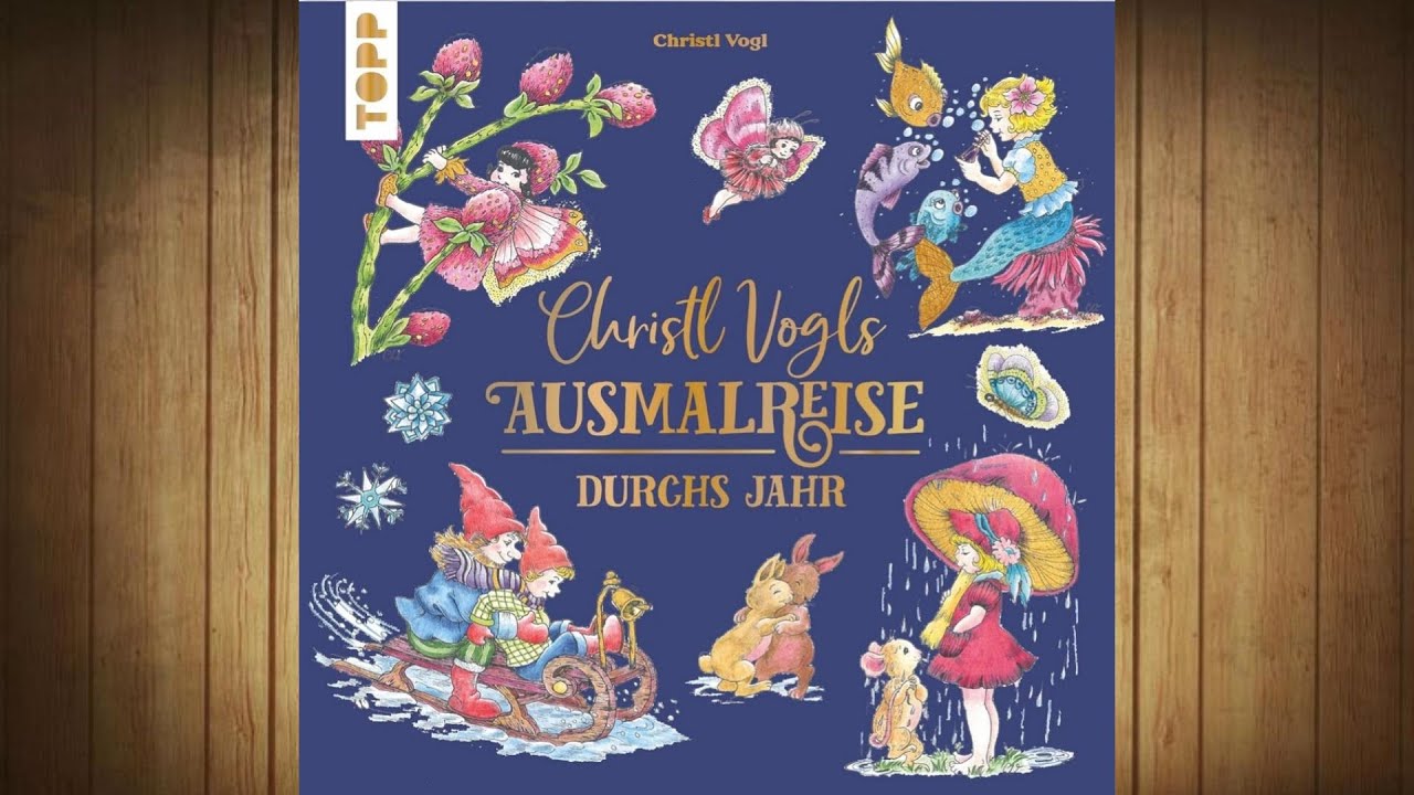 Présentation ( Flip through ) : AUSMALREISE DURCHS JAHR de Christl Vogls