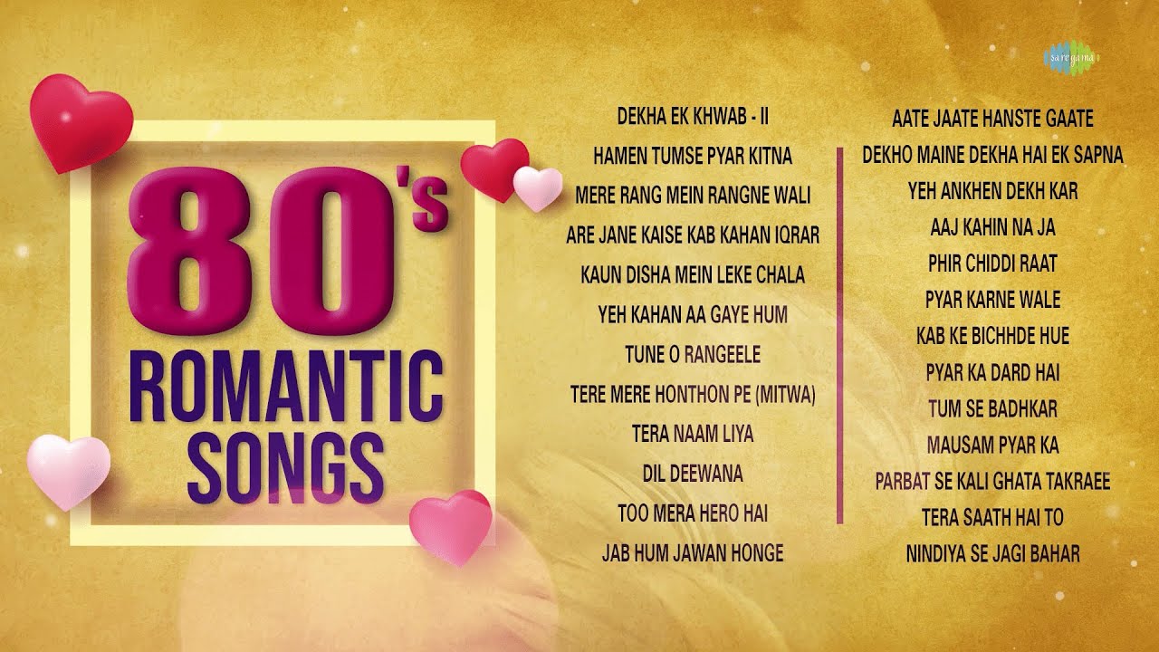 80s Romantic Hindi Songs  Dekha Ek Khwab  Hamen Tumse Pyar Kitna  Mere Rang Mein Rangne Wali