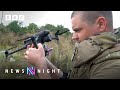 Ukraine frontline: Soldiers strap DIY bombs to commercial drones | BBC Newsnight