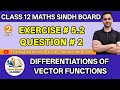 Class 12 Math Chapter 5 Exercise 5.2 Question 2