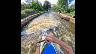 Flexible camera mount for Insta360 X5. For SUP and helmet.            #whitewater #paddleboarding