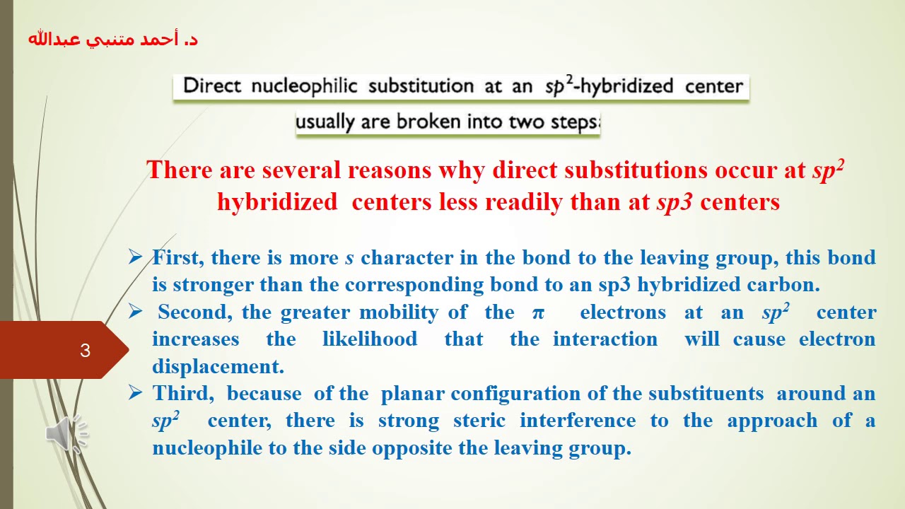 Dr  Ahmed Mutanabbi Abdula.  Reaction Mechanisms in Organic Chemistry . Nucleophiles and Bases 2