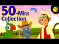 Hindi rhymes compilation for kids 50 minutes  magicbox animations