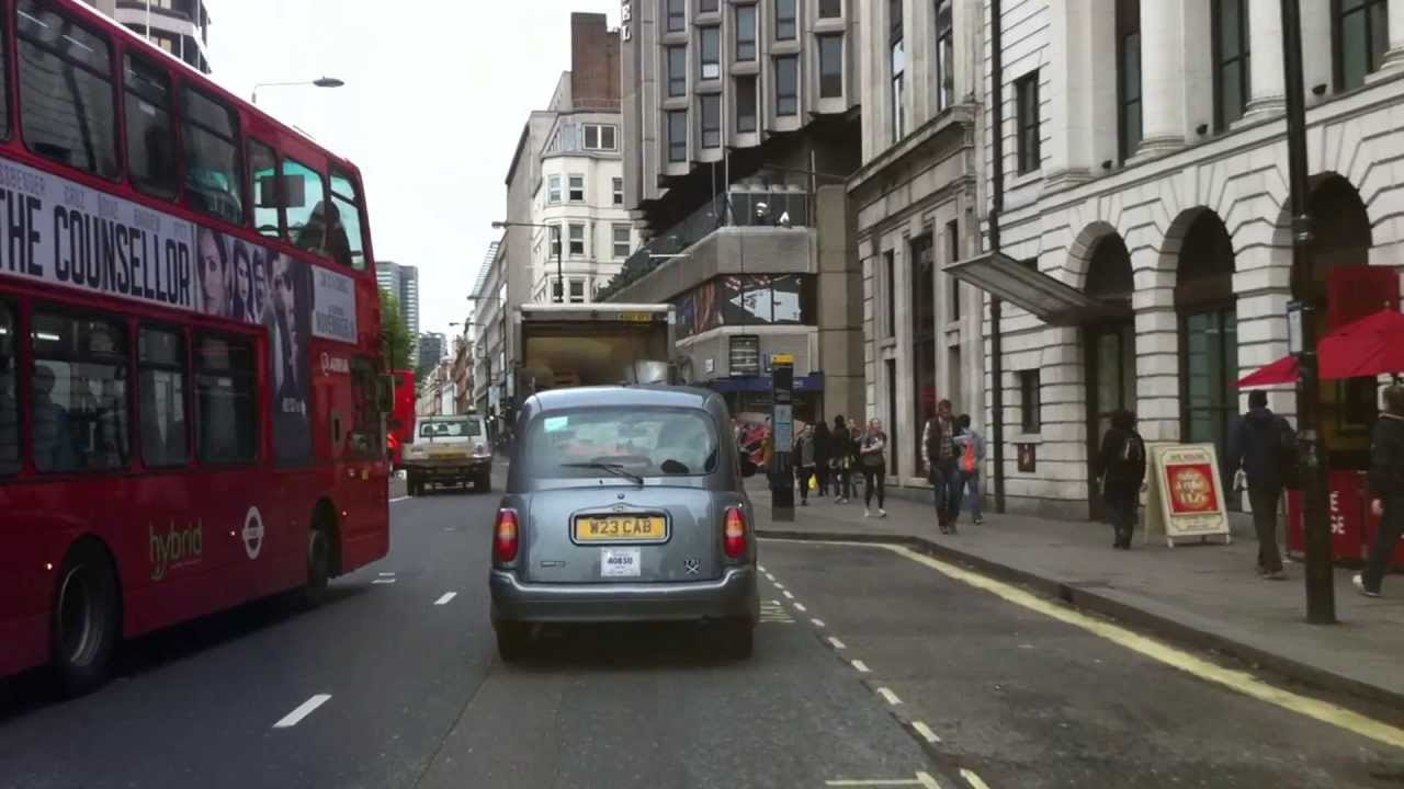 London streets (223.) - Bread street (EC4) - Goodge street (W1)